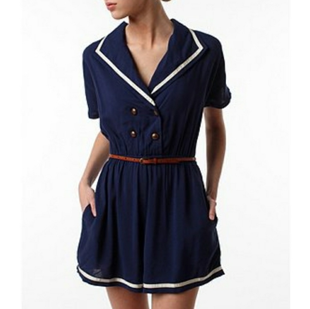 Kimchi Blue Sailor Romper